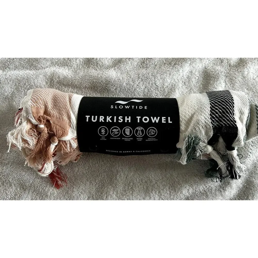 Slowtide Turkish Towel - Beach towel, Zoey colorway